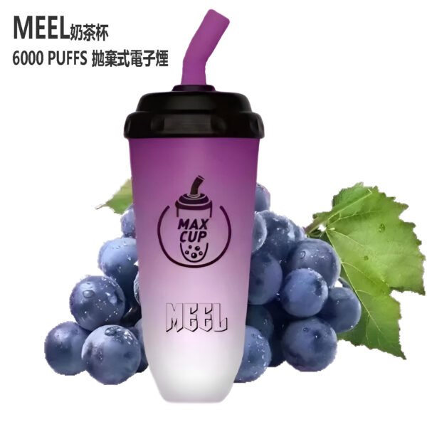 MEEL奶茶杯 6000 PUFFS 拋棄式電子煙 可充電一次性煙桿