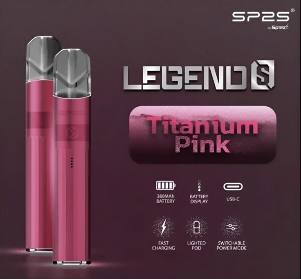 SP2S主機 鈦色霧化桿 傳奇系列 通用悅刻Relx一代煙彈