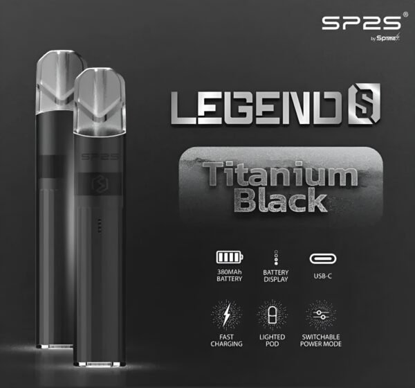 SP2S主機 鈦色霧化桿 傳奇系列 通用悅刻Relx一代煙彈