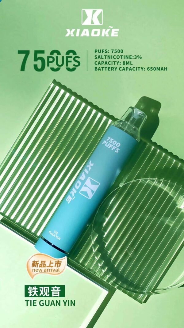 10-1.jpg XIAOKE 7500 PUFFS 梟客棄式抛電子煙 一次性霧化桿