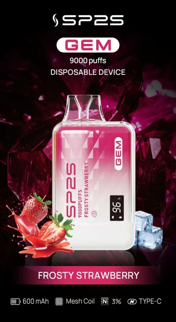 SP2S GEM 9000 PUFFS 拋棄式電子煙 一次性霧化桿