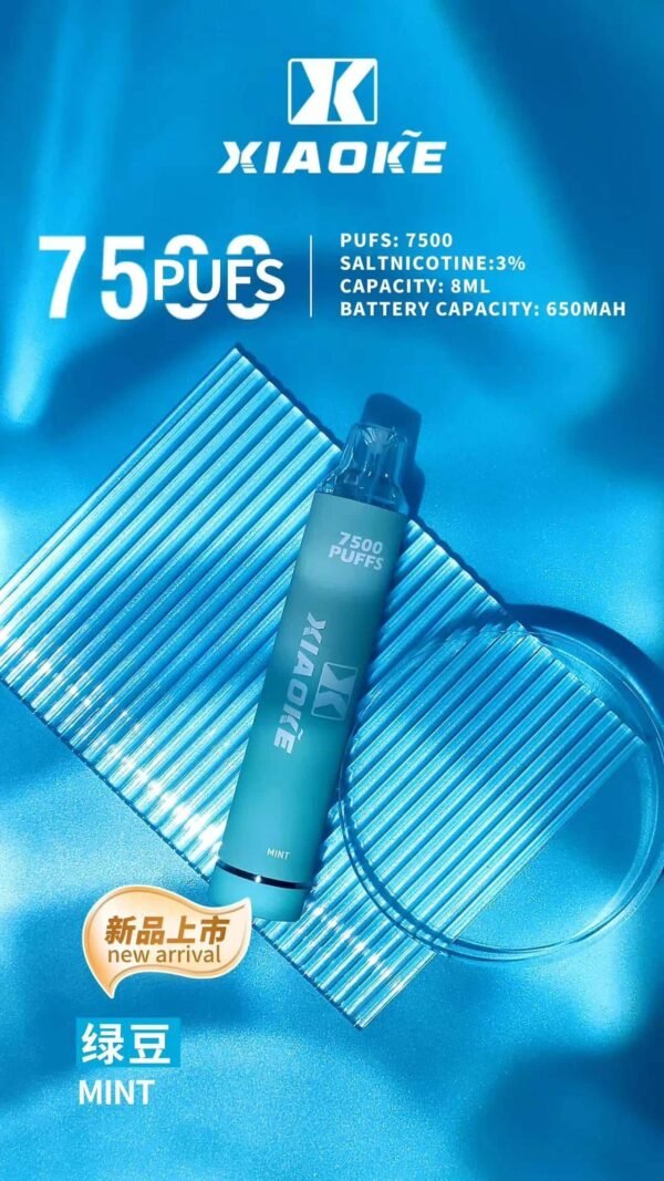 13-1.jpg XIAOKE 7500 PUFFS 梟客棄式抛電子煙 一次性霧化桿