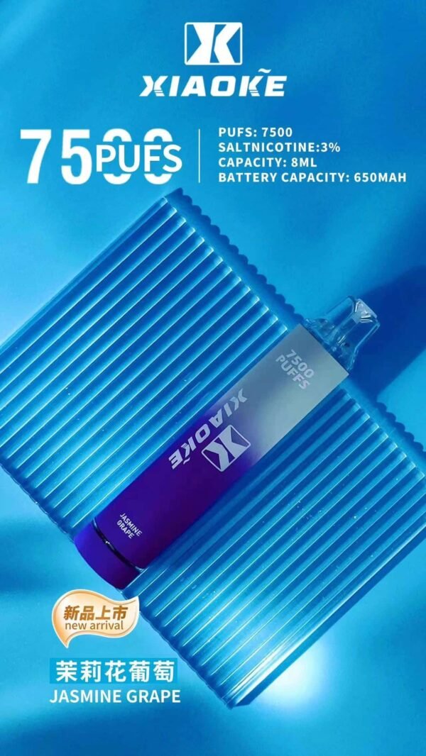 15-1.jpg XIAOKE 7500 PUFFS 梟客棄式抛電子煙 一次性霧化桿