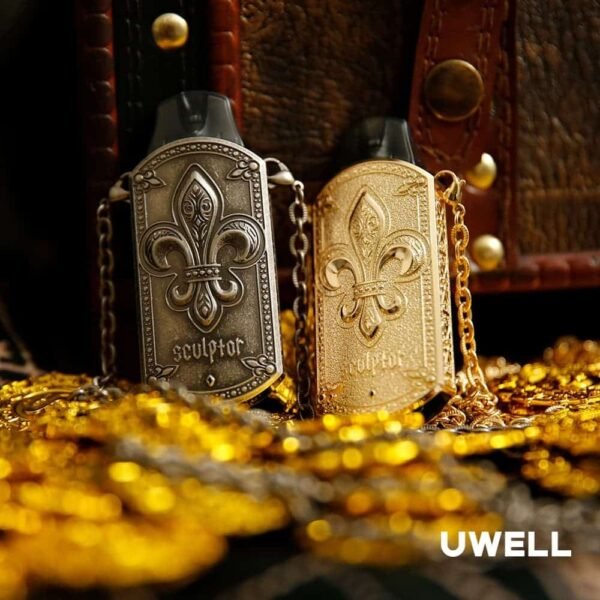 Uwell雕塑家.jpg UWELL SCULPTOR 雕塑家註油主機 11W 電鍍金屬小煙主機