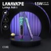 LANA AIR 1 2 LANA AIR 1 烟杆通用一代烟弹6.0W-15.0W 功率调节