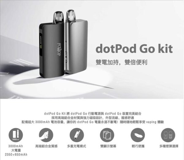 dotPod Go kit-2 dotPod Go kit 佩特里注油主机电力自由,风格随行